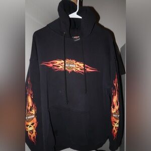 Harley Davidson Flame Hoodie